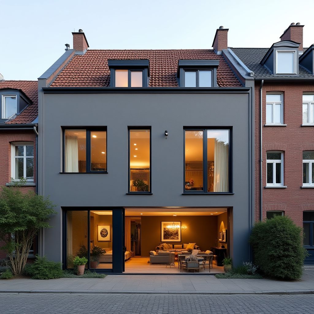 Maison de ville rénovée